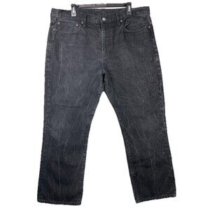 J Crew Jeans Mens 39 Kaihara Japanese Denim Black 1040 Charcoal Wash Casual 90s